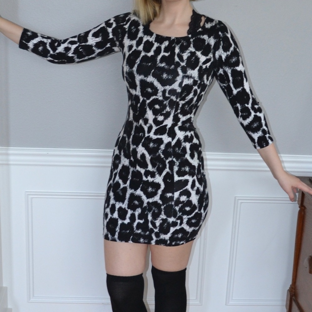 Stretchy Leopard Dress 🖤